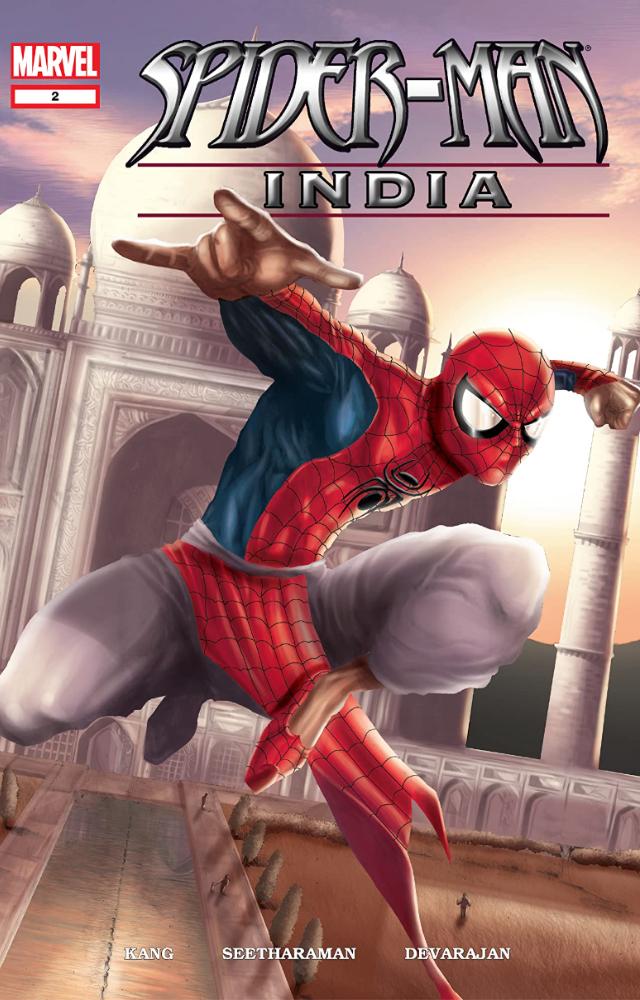 Indian readers are able to see for the first time, Spider-Man bouncing off rickshaws, climbing the Gateway of India, and celebrating Diwali with his aunt Maya